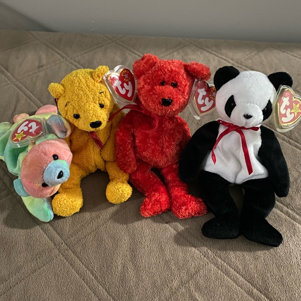 Vintage Ty Beanie baby bears